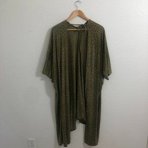 Cheetah Print Kimono Top